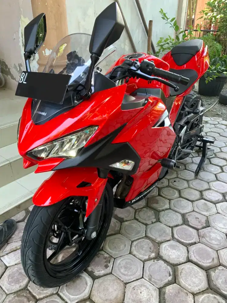 JUAL KAWASAKI NINJA 250 FI 2018 (MERAH) - KONDISI TERAWAT SIAP PAKAI