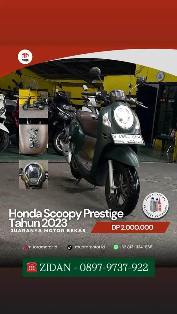 HONDA SCOOPY PRESTIGE 2023 !!!