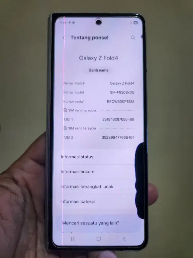 Samsung Fold 4 Ram 12 / 256 Resmi