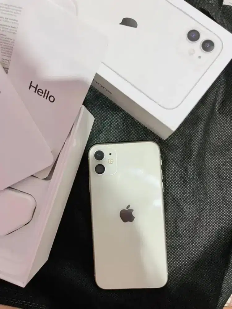 iPhone 11 64GB Putih Mulus 2.5JT NETT BU