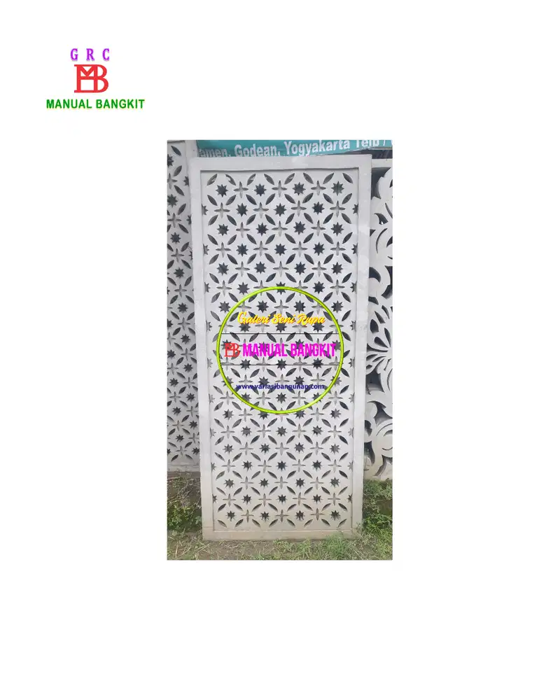 Krawangan GRC Motif Batik Kawung