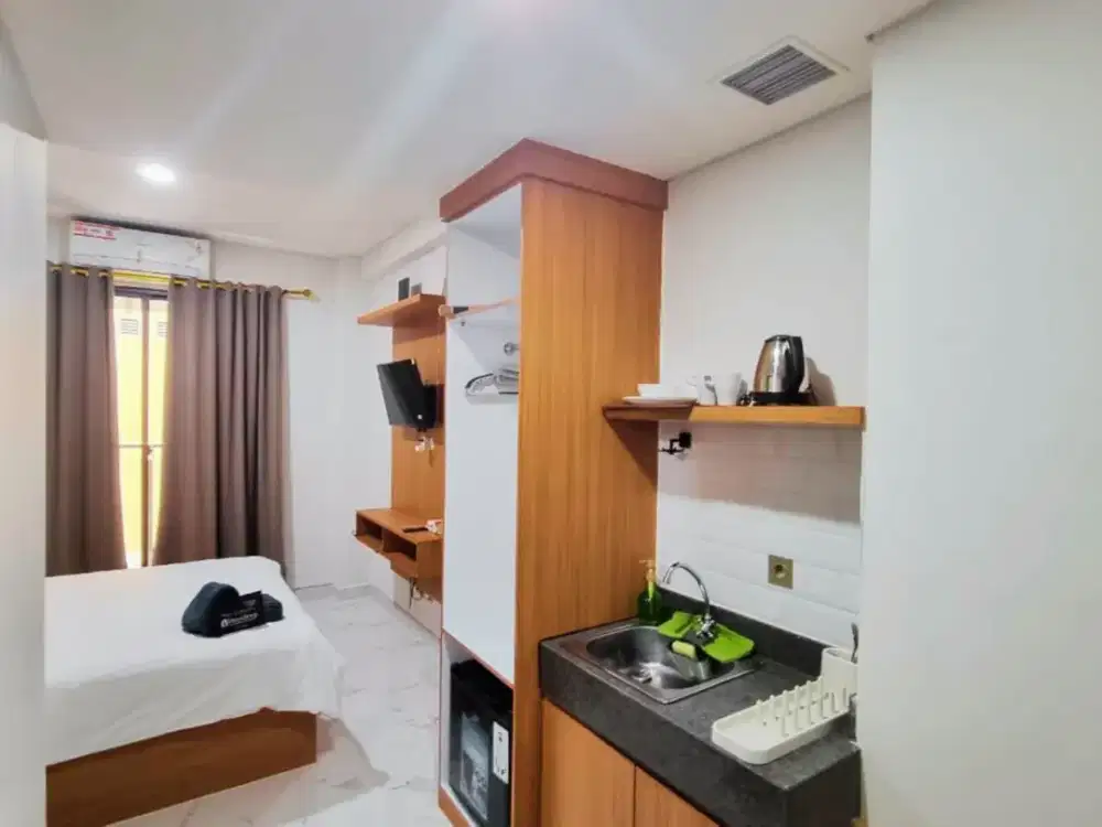 DISEWAKAN BEST CHOICE STUDIO TRANS ICON APARTEMEN TRANS PARK CIBUBUR