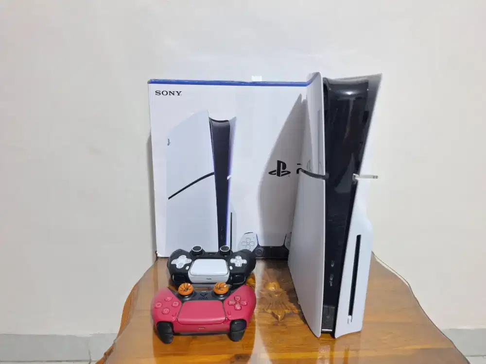 Playtation 5 (PS5) Slim Disc 1TB Fullset Like New | 2 Stik Original