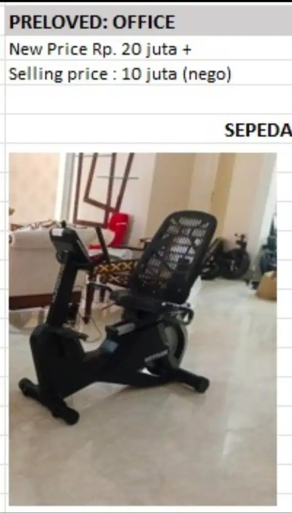 Kettler sepeda statis