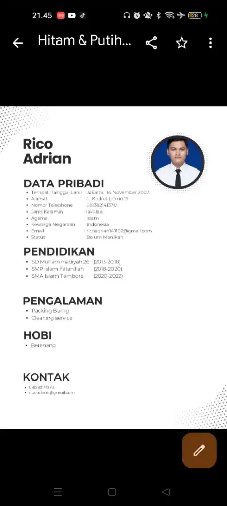 Cari lowongan kerja apa aja