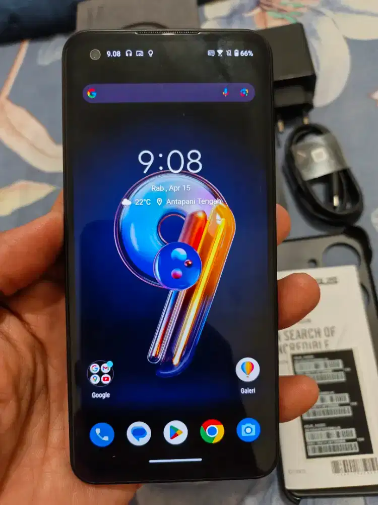 Asus Zenfone 9 5G ram 6/128gb fullset original ex grs resmi