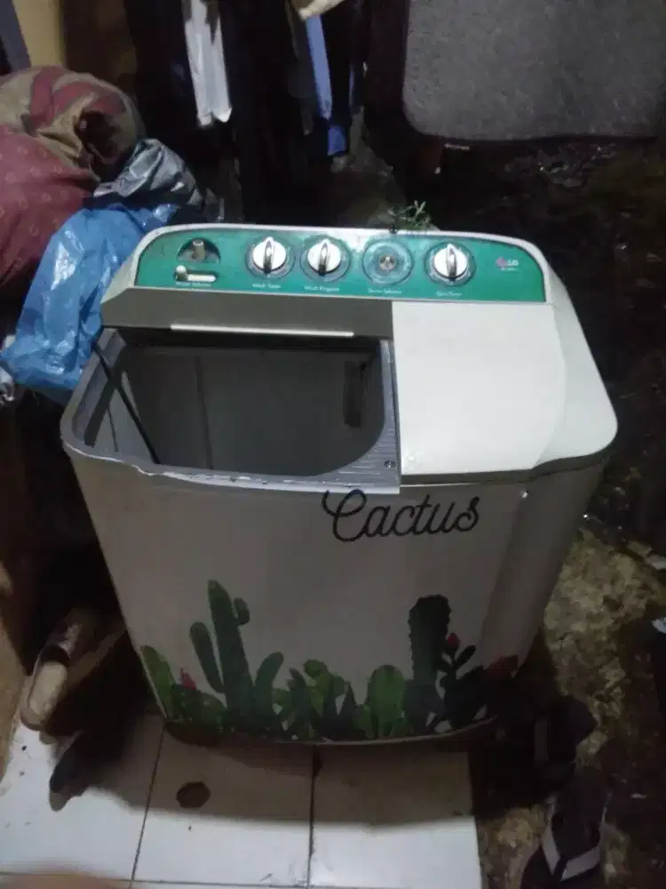 Mesin cuci LG rusak konslet