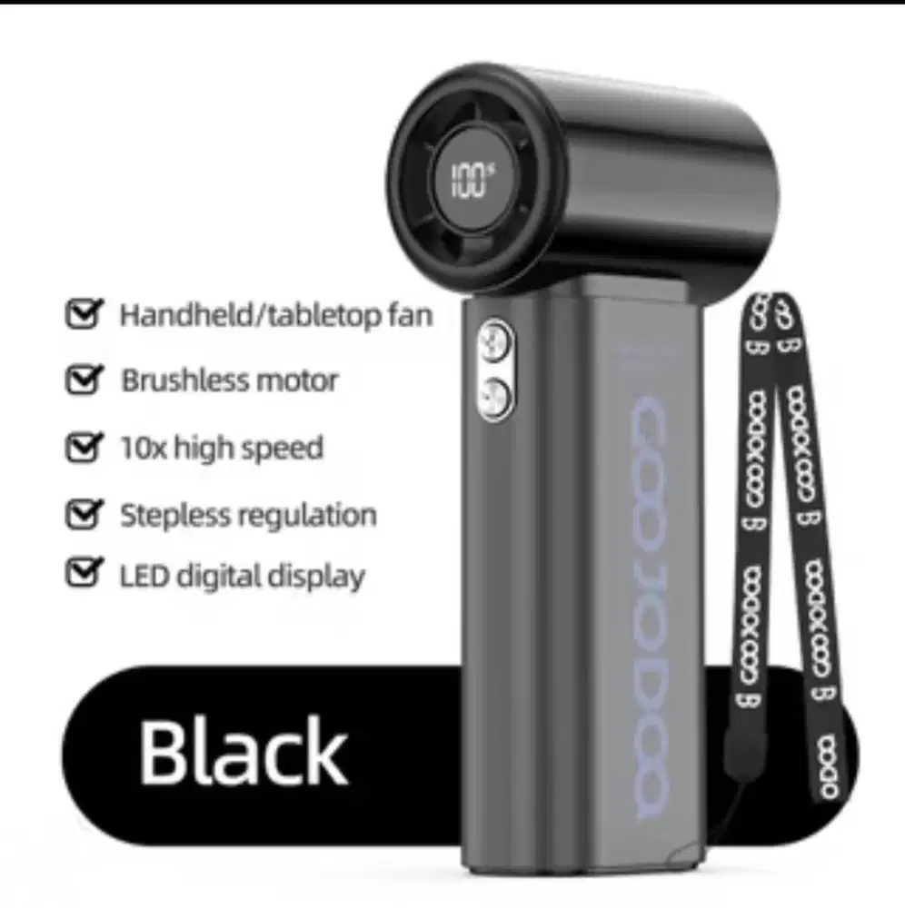 Kipas Portabel Goojodoq Type Gfs007 Turbo