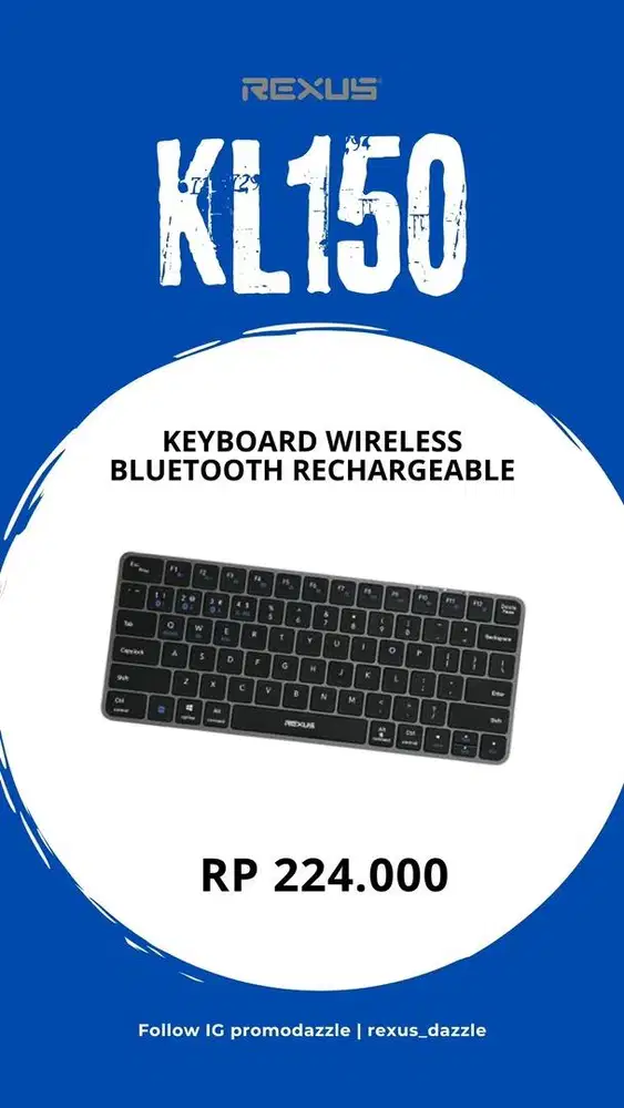 Rexus Keyboard Bluetooth KL150