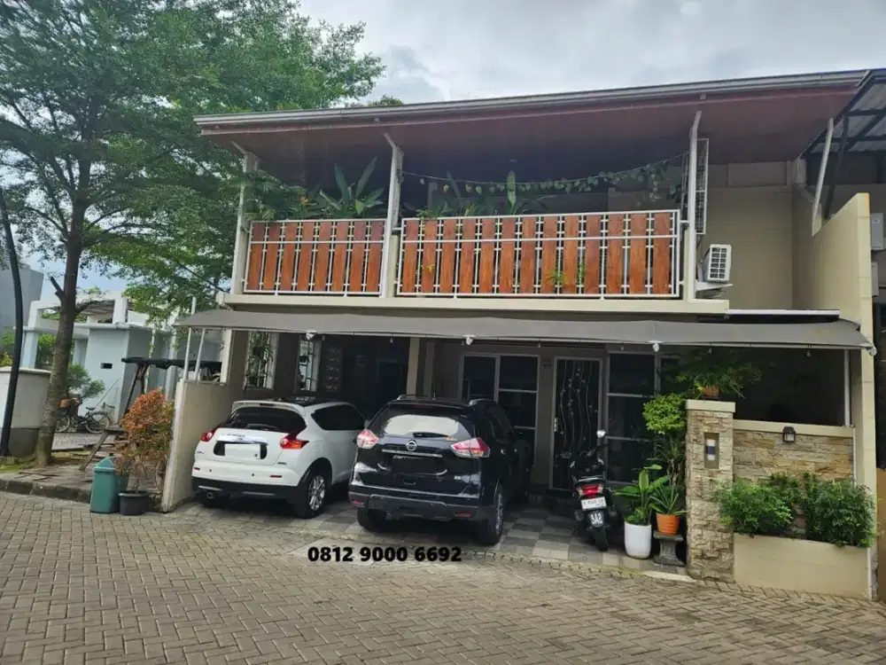 Jual Rumah Besar 2 Lt Aryana Karawaci Tangerang dekat Gading Serpong