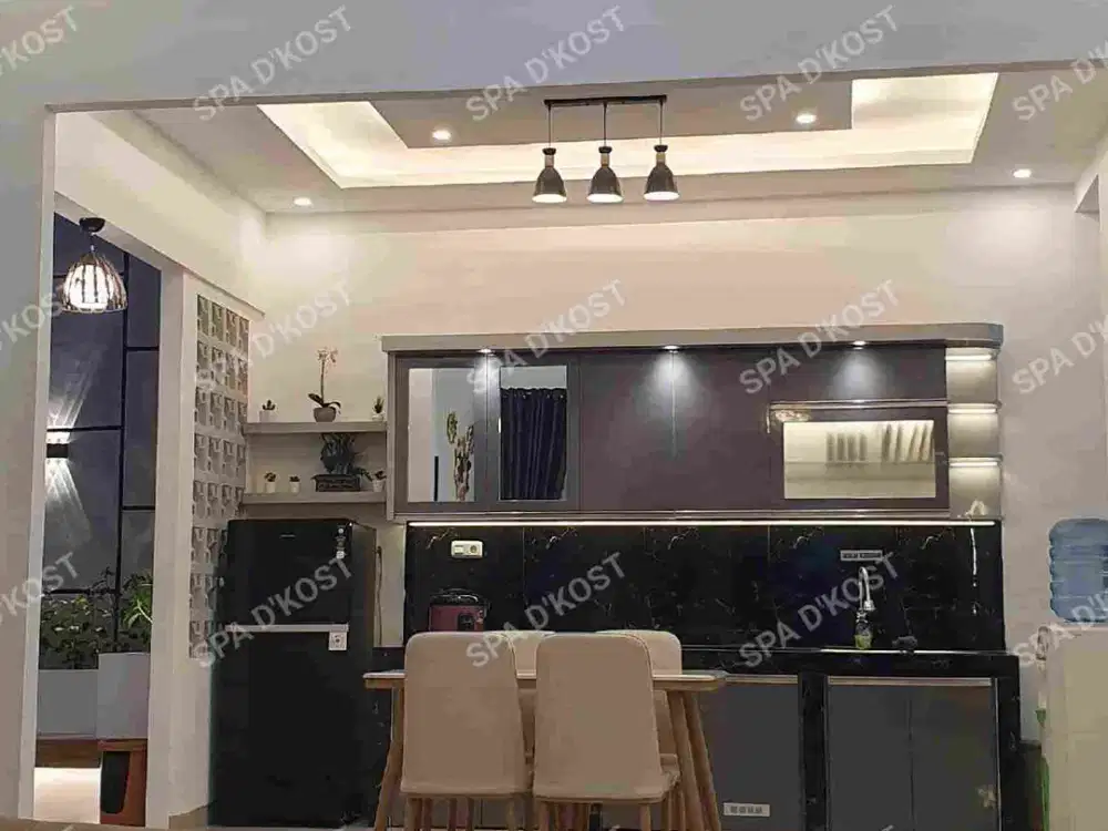 Disewa Rumah Kontrakan Bulanan mewah Tipe 100 luxury Full Perabotai SPA D'KOST di Kartama Marpoyan Damai  Pekanbaru