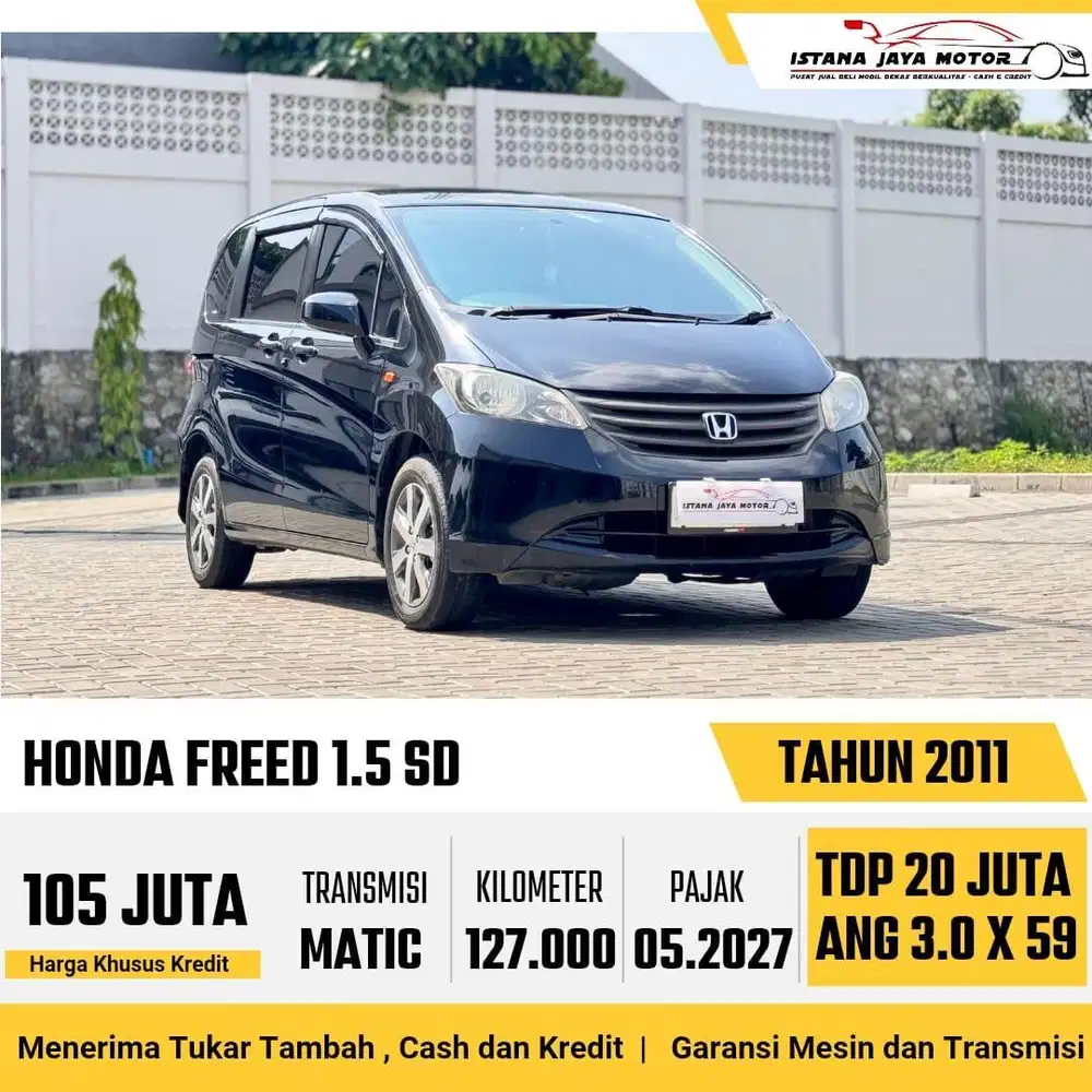 Honda Freed 1.5 SD Automatic 2011 Hitam