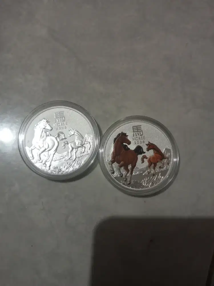 koin perak lunar horse