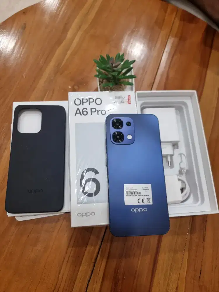Jual hp siap pakai Oppo A6 Pro 5g 8/256 likenew mulua istimewa