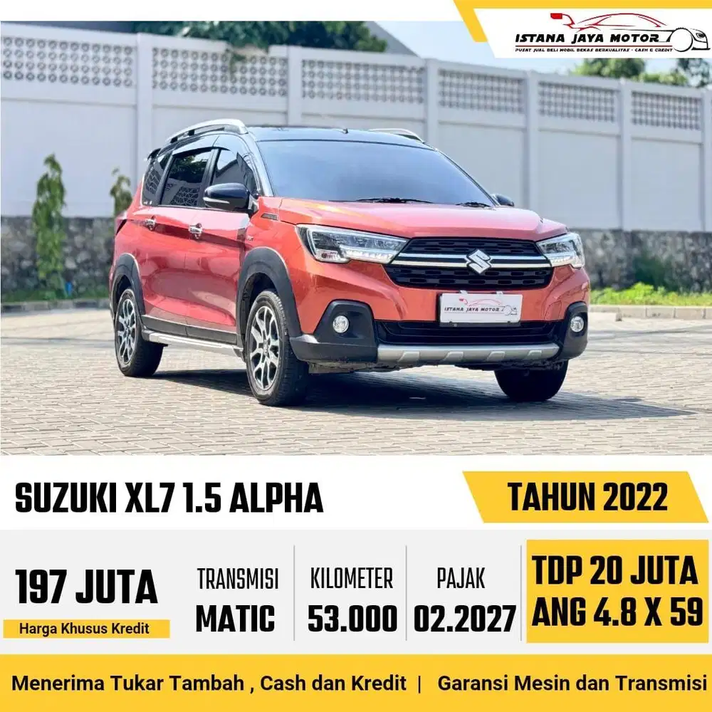 PAJAK PANJANG Suzuki XL7 1.5 Alpha Automatic 2022