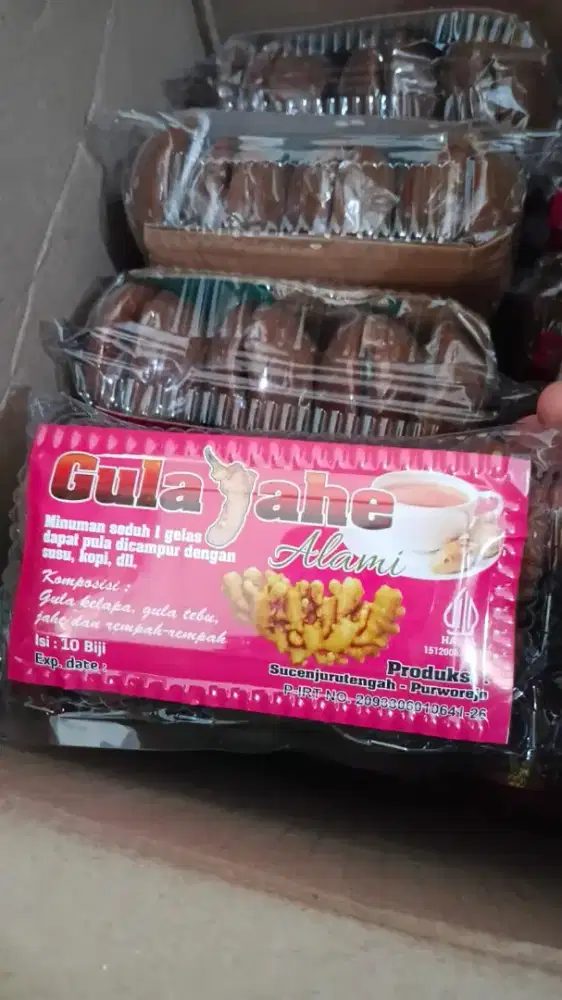 Gula Jahe Alami - Tinggal Seduh
