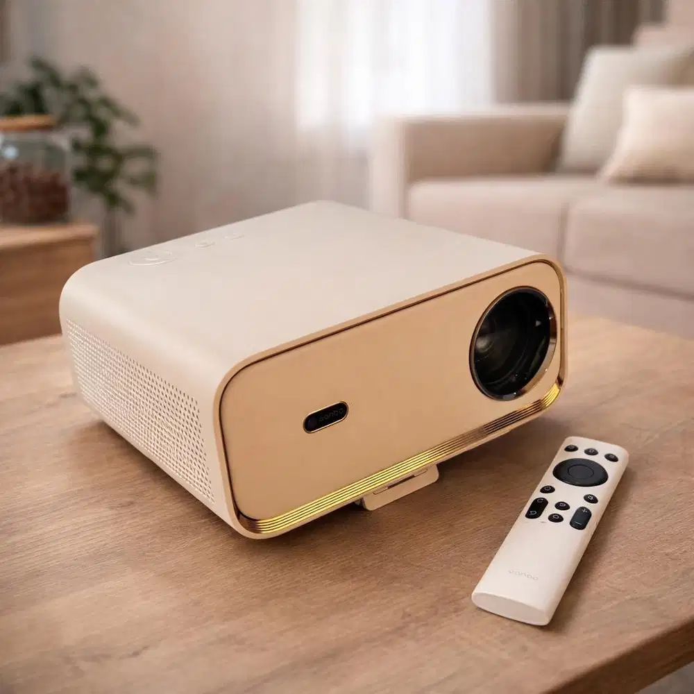 Proyektor Wanbo X5 Full HD 1080p Auto Focus WiFi 6 Mulus Jarang Pakai