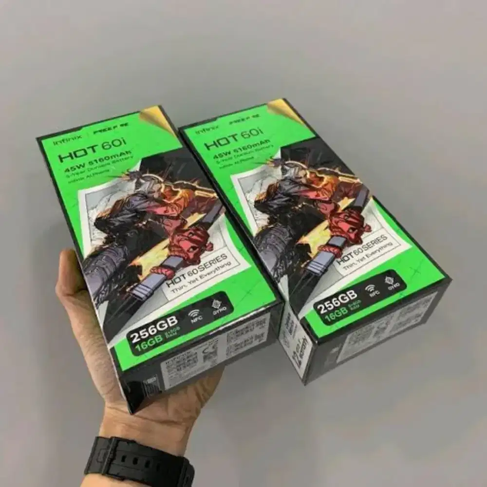 INFINIX HOT 60i 8/256GB GARANSI RESMI 1 TAHUN