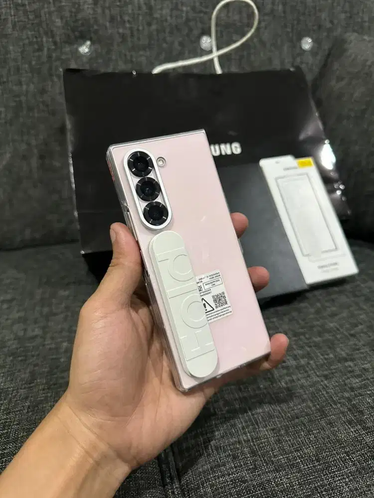 Samsung Z fold 6 5G pink resmi Sein 12/256gb mulus free case original