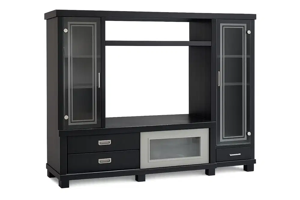 Buffet TV Minimalis Modern Hitam