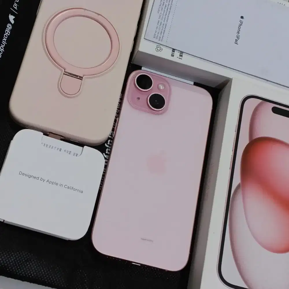 Iphone 15 pink 128gb resmi iBox