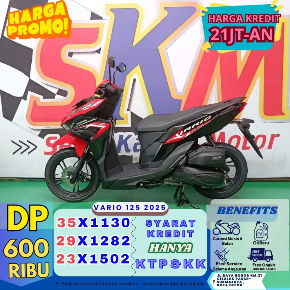 Ready stok Honda Vario125 2025 cash/credit