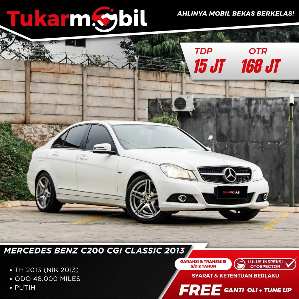 [BERGARANSI] MERCEDES BENZ C200 CGI TAHUN 2021 LOW KM