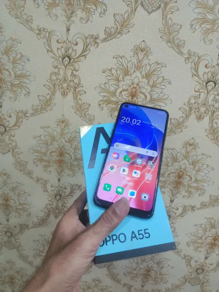 Oppo A55 ram 4/64 normal semua nya mlus msh original semua nya lkp