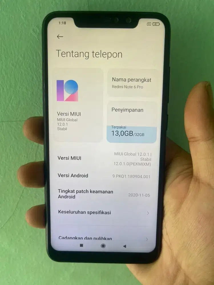 Xiaomi Redmi note 6 pro