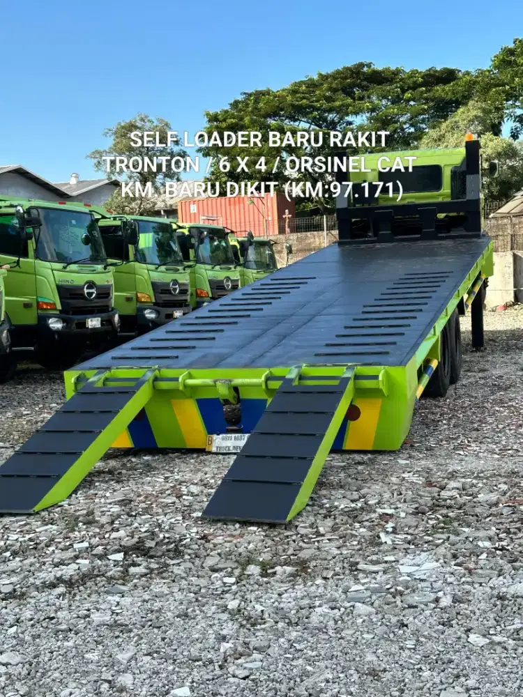 HINO LOHAN FM260JW ASLI LONG SELF LOADER 6X4 TRONTON ISTIMEWA SEKALI