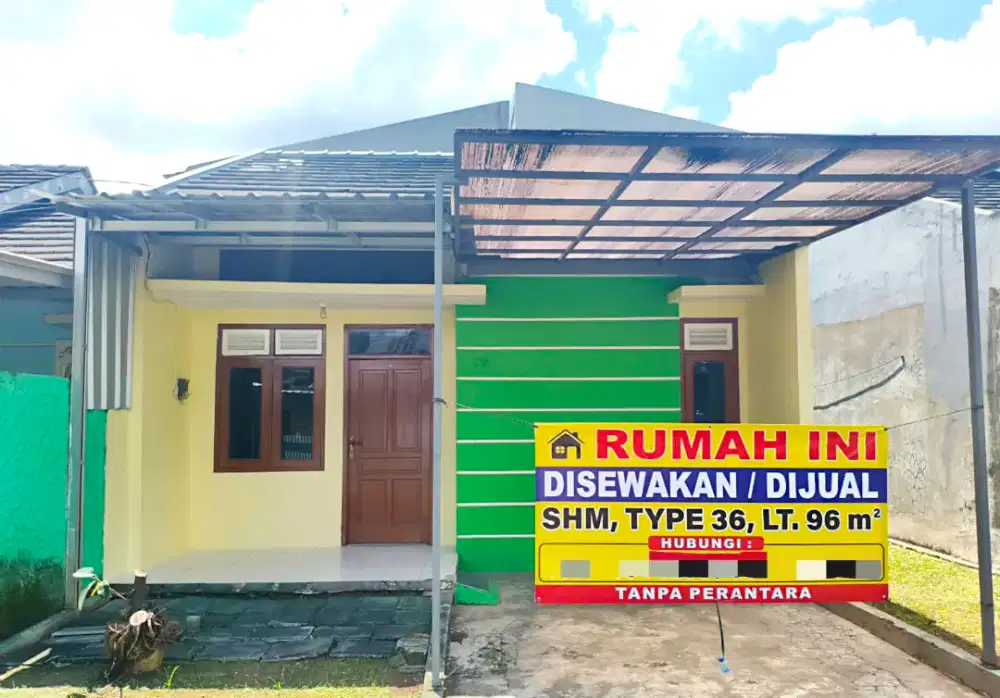 Dijual Tanpa Perantara Rumah Berkualitas, Bebas Banjir & Strategis