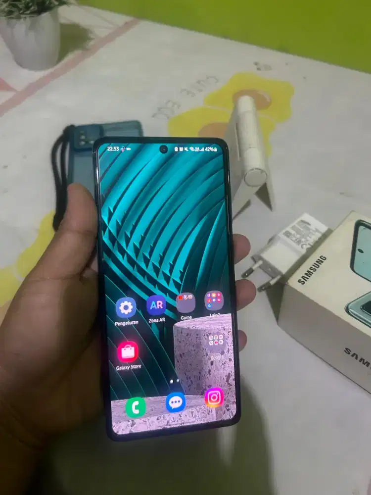 Samsung A71 ram 6/128 mulus fullset