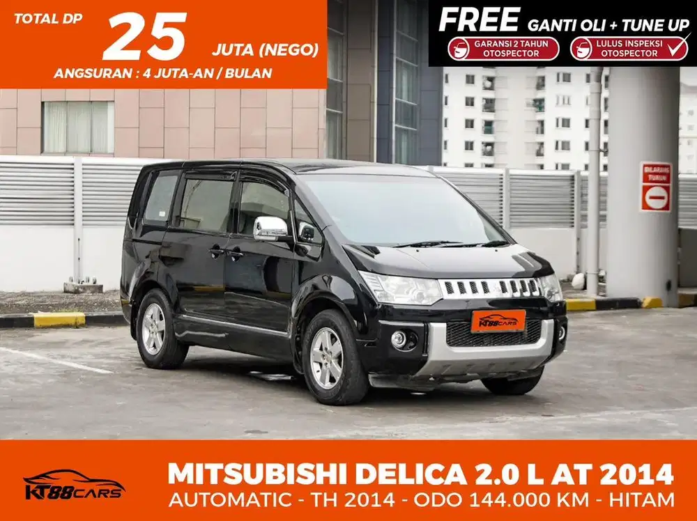 [BERGARANSI] MITSUBISHI DELICA 2.0L MATIC TAHUN 2014 MATIC HITAM