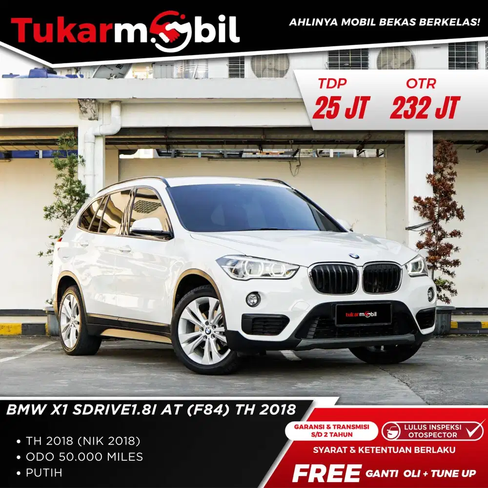 [BERGARANSI] BMW XI SDRIVE TAHUN 2018 LOW KM