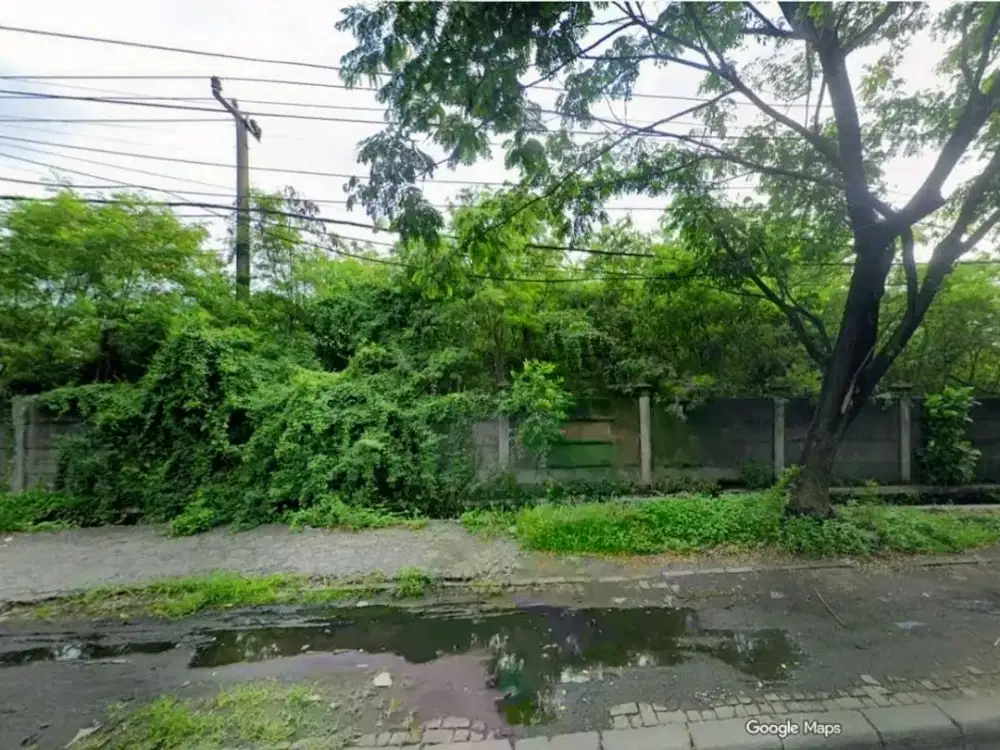 Dijual Tanah Raya Margomulyo 8880 m2 Jalan Kembar Asemrowo Cocok Gudang Surabaya