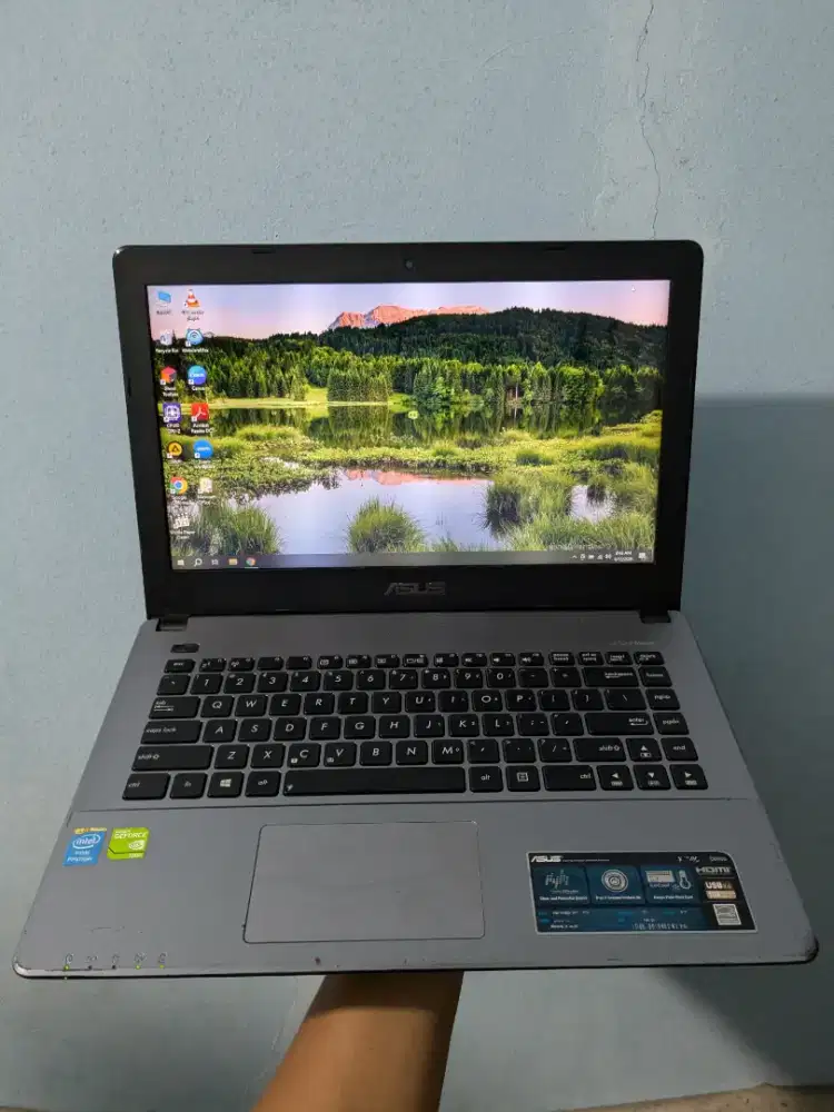 Laptop Asus X450C Ram 4GB Dual VGA Normalan Siap Pakai