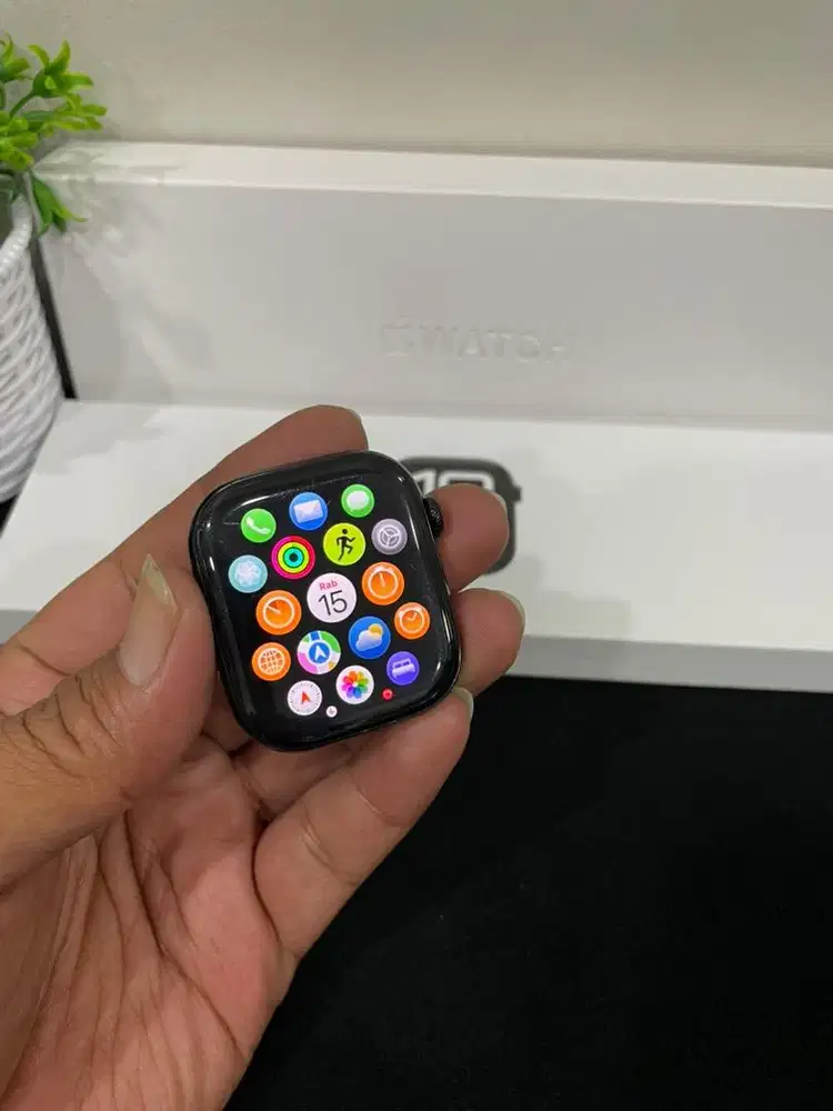 IWatch 10 46mm Midnight lengkap Fullset Ori BH 100%
