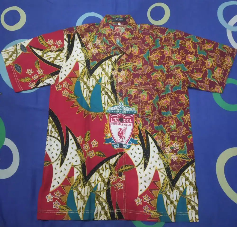 Jual cepat kemeja batik Liverpool