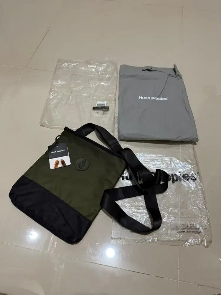 Jual Tas Sling Bang Hush Puppies Unisex New Original