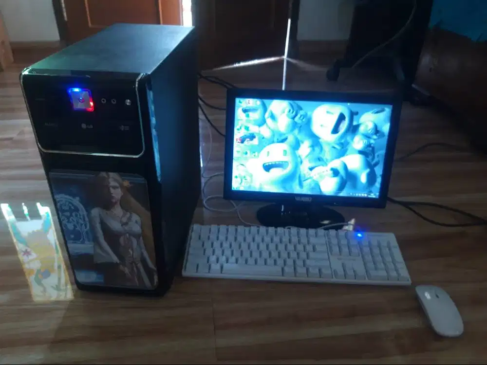 komputer pc core i3 full shet siap pake