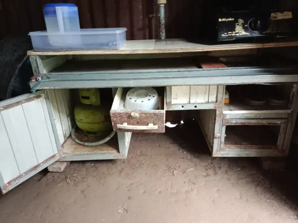 Rombong motor full besi plus rangka gerobak