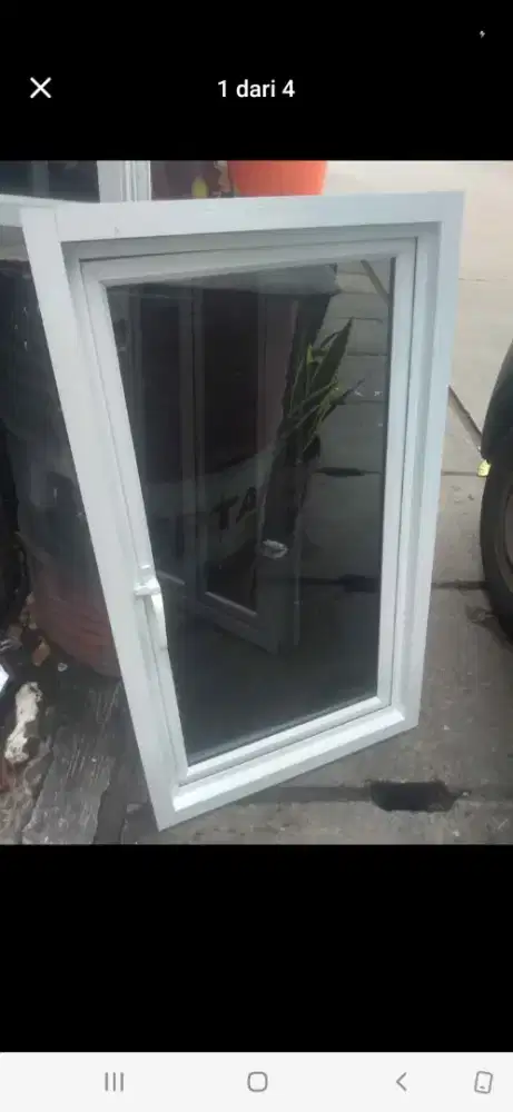 Kusen aluminium jendela T120cm L60cm FREE ONGKIR bayar ditempat