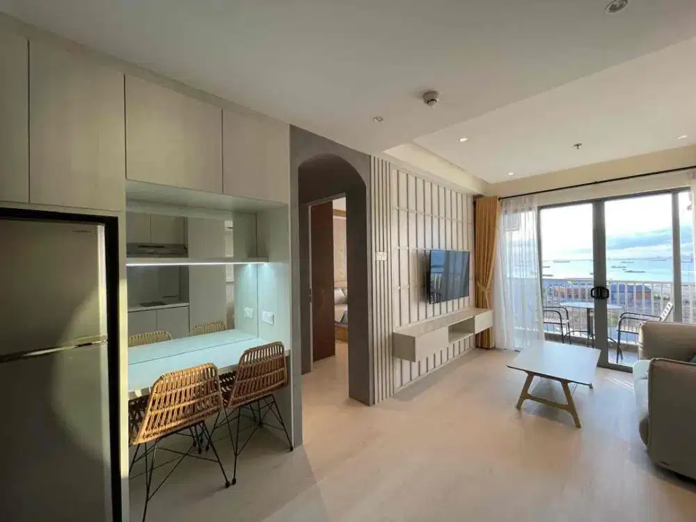 DIJUAL APARTEMEN 1 BEDROOM HARBOUR BAY RESIDENCE KONSEP JAPANESE FULL FURNISH
