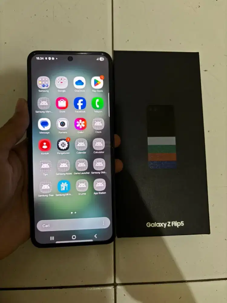 Samsung z flip 5 ram 8/512 fullset