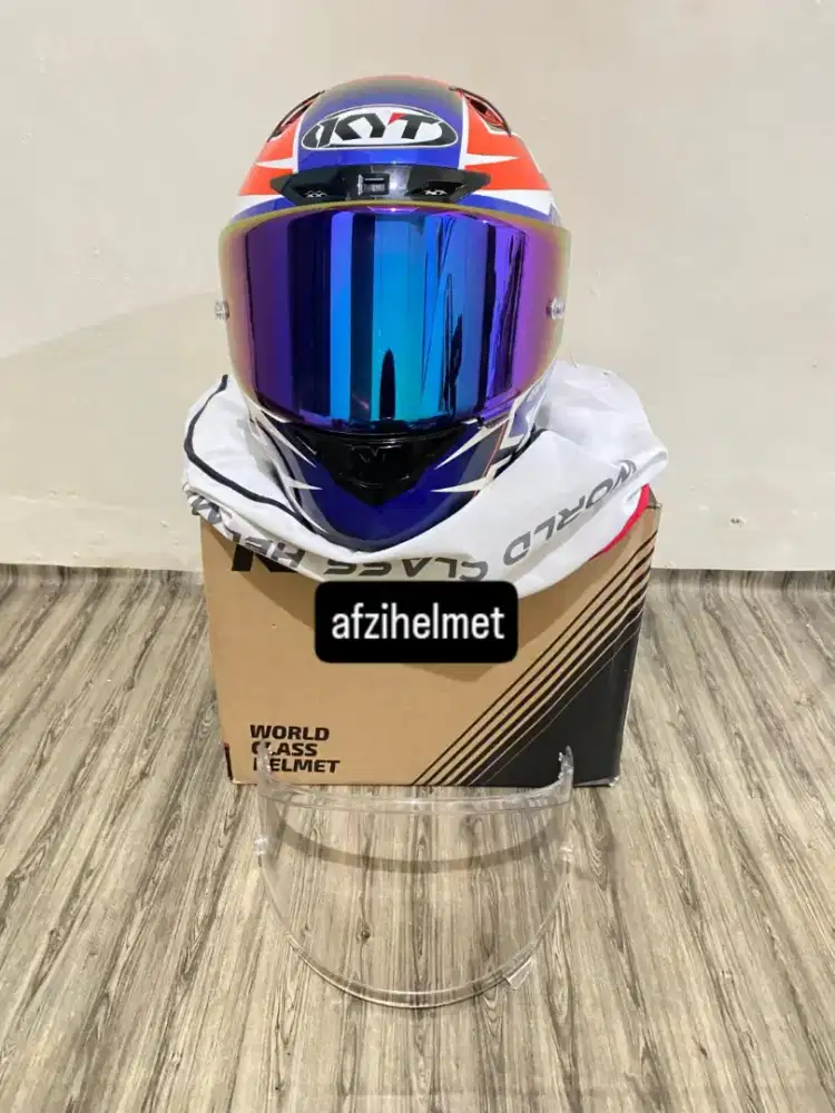 Helm KYT NX race Isac Vinales Blue