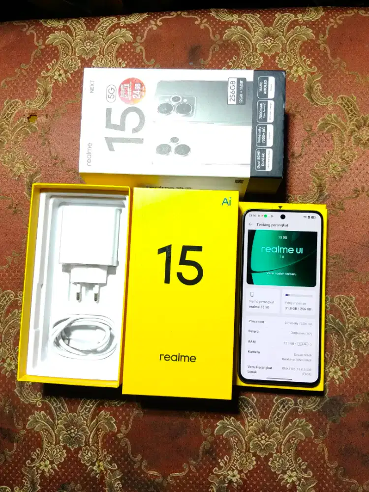 Realme 15 5g 12/256 Fullset, Mulus, Nominus