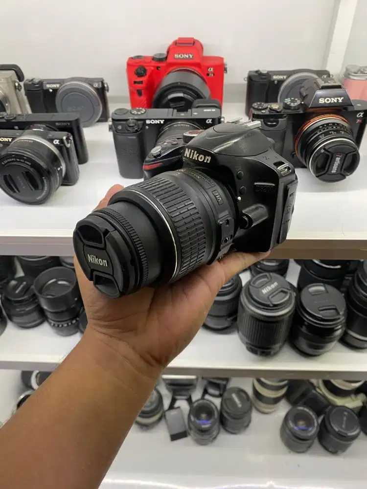 Nikon D3200 lensa kit 18-55 no vignete