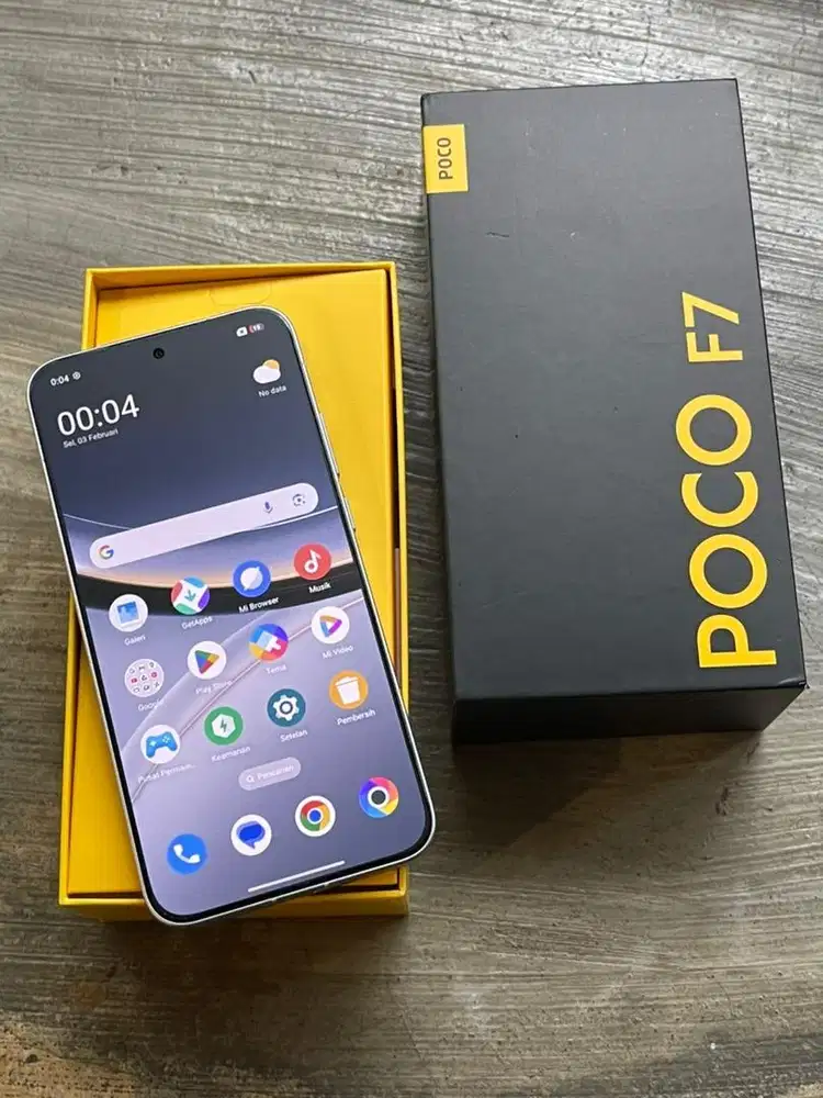 Poco F7 5G Ram 12 Internal 512 Mulus Fullset Ori Garansi Aktif