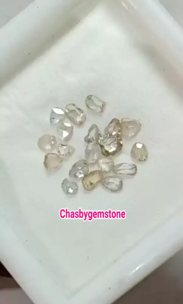Natural belahan intan-Batu Permata intan Berlian Banjar luster jos