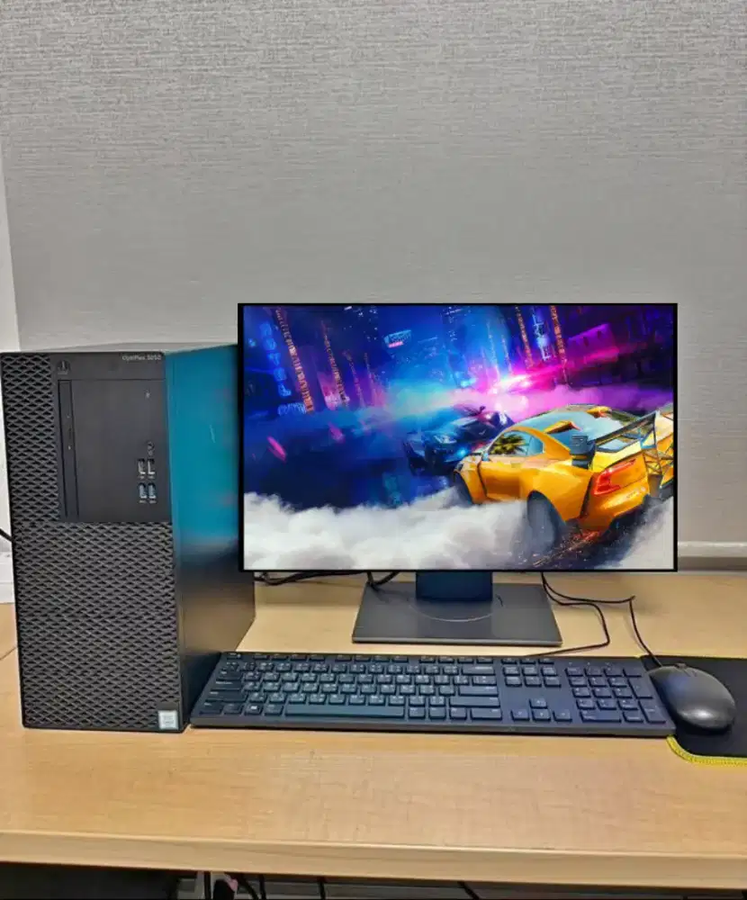 PC GAMING FULSET + LCD + RAM 8 GB + VGA 1 GB + HD 500 GB + GAMES APP